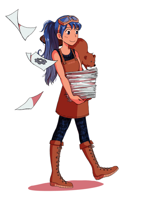 Mascottes Brigit et Komit